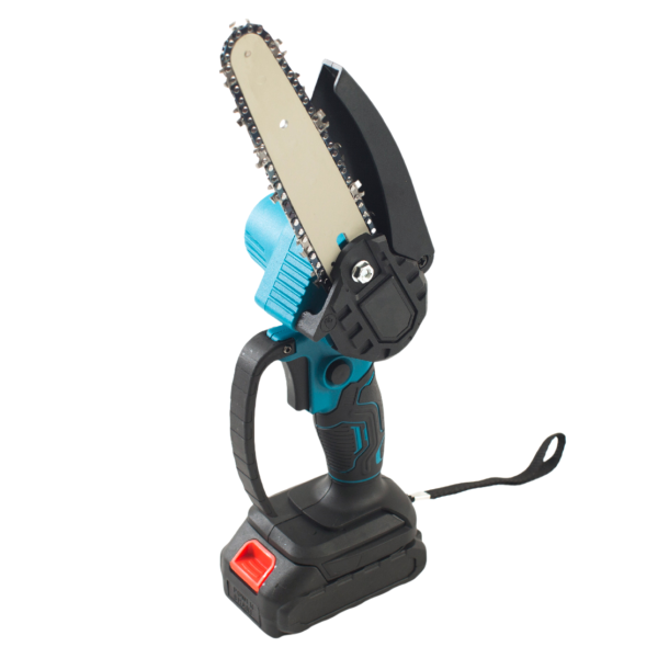 OEM 6 inch Electric mini chain saw Hand Hold Cordless Garden chain saw wood cutting Lithium Battery and Charger chain saw - Image 3