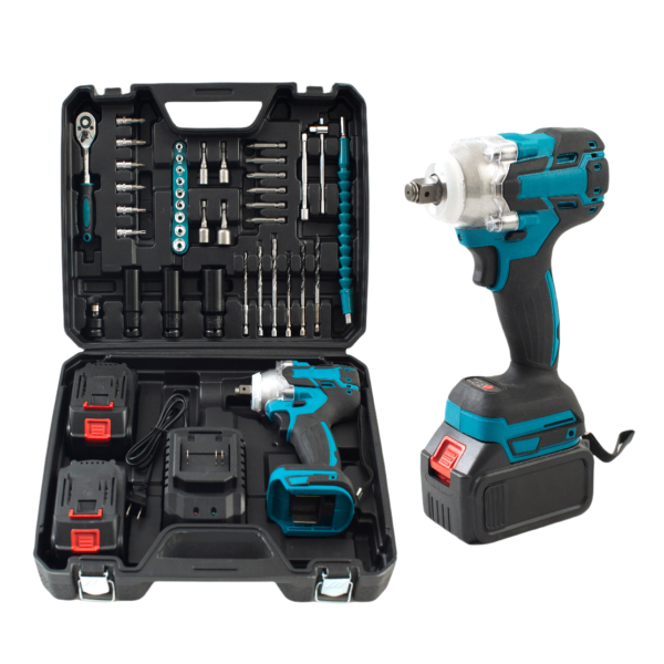 21v 350 Nm OEM Professional Grade Brushless Electrical 21V Cordless Impact Wrench Kit - Image 2