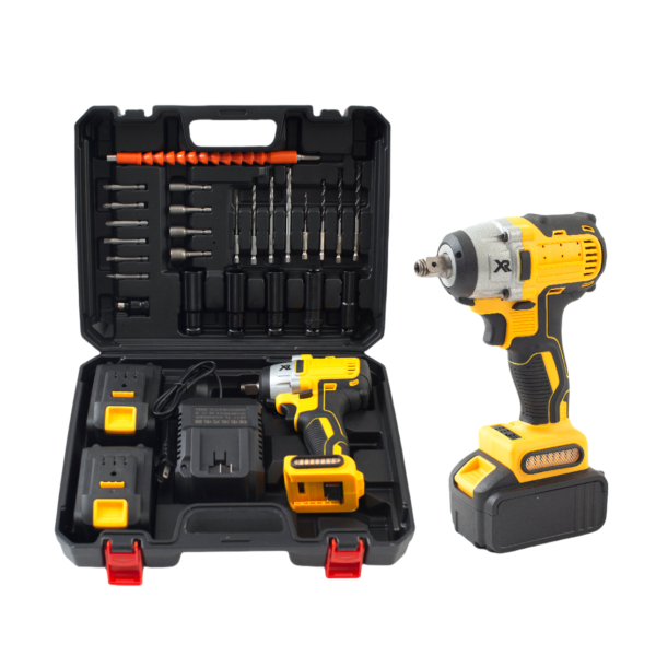 DW with lithium battery charging electric wrench brushless large torque multifunctional auto repair woodworking special electric wind gun