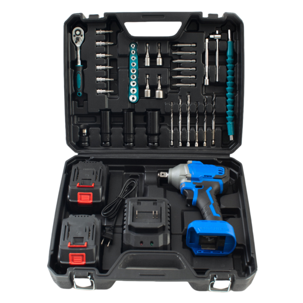 450N/M high torque lithium battery 18V 20v 21V power cordless impact electric wrenches - Image 2
